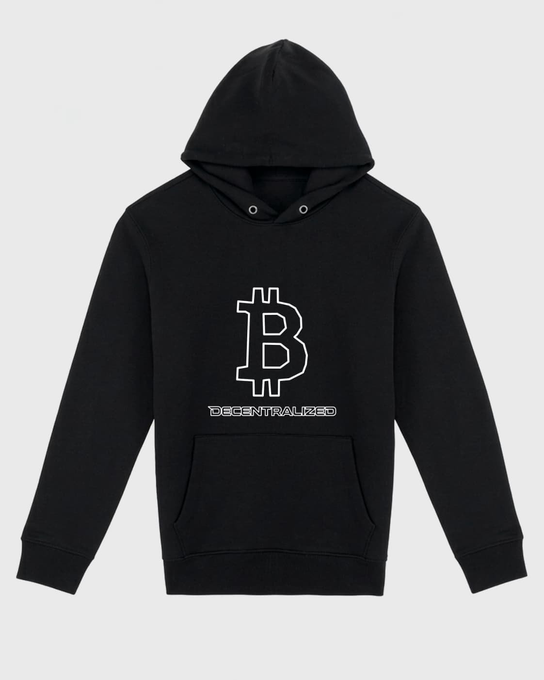 Sudadera de bitcoin marca decentralized