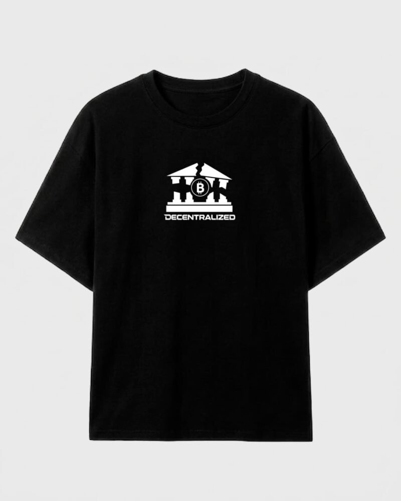 camiseta btc con diseño minimalista