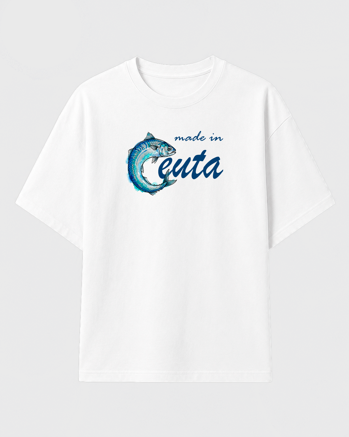 camiseta de ceuta con la C en forma de caballa.