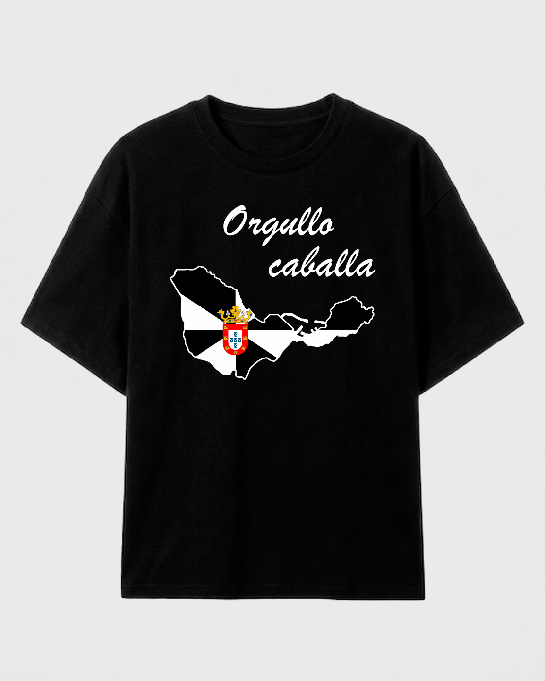 Camiseta con inscripción "orgullo caballa" en apoyo a Ceuta.